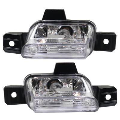 New Pair Of Back Up Light Compatible With Volkswagen Tiguan Base Native Sport Utility 2009-2018 By