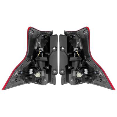 Rareelectrical - New Pair Of Tail Lights Compatible With Lexus Gx460 Base Black Line Edition Executive Luxury Premium - Image 2