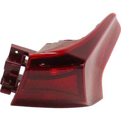 Rareelectrical - New Right Outer Tail Lights Compatible With Hyundai Santa Fe Se Sel Plus Sport Utility 4-Door 2019 - Image 6