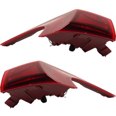 Rareelectrical - New Pair Of Outer Tail Lights Compatible With Hyundai Santa Fe Se Sel Plus Sport Utility 4-Door 2019 - Image 3