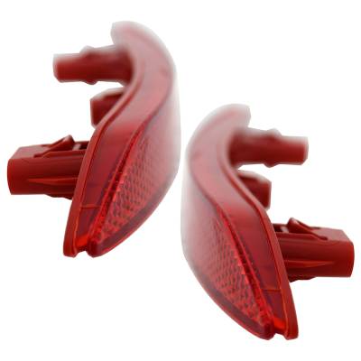 Rareelectrical - New Pair Of Reflector Lights Compatible With Honda Accord Ex Hybrid Ex-L Sport Sport-L Touring Lx - Image 4