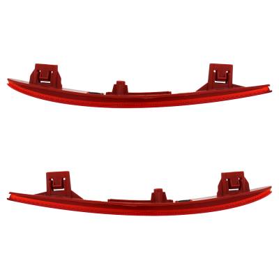 Rareelectrical - New Pair Of Reflector Lights Compatible With Honda Accord Ex Hybrid Ex-L Sport Sport-L Touring Lx - Image 5