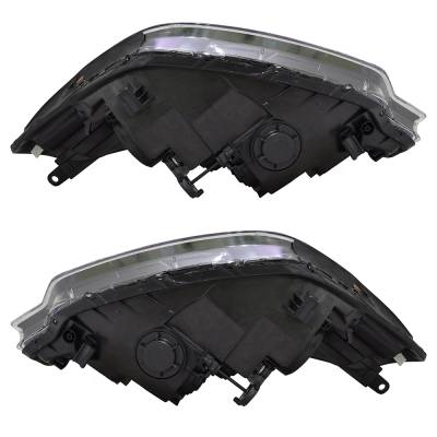 Rareelectrical - New Pair Headlights Compatible With Kia Forte Koup Ex Coupe 2 Door 2.0L 2015 2016 By Numbers - Image 4