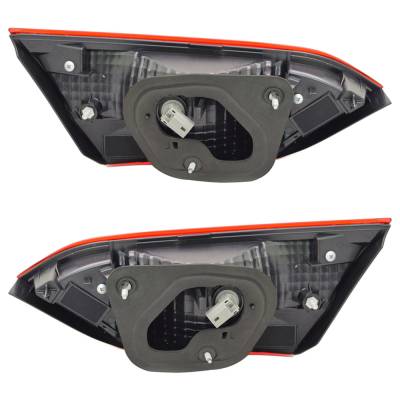 Rareelectrical - New Pair Of Inner Tail Lights Compatible With Toyota Camry Hybrid Le Se L Trd Xse Sedan 4-Door - Image 5
