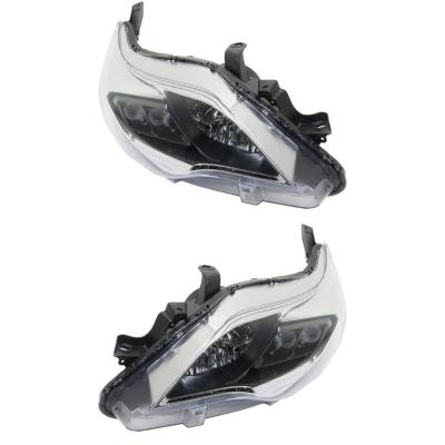 Rareelectrical - New Pair Headlights Compatible With Toyota Avalon Xle Plus Sedan 3.5L 2016 2017 2018 By Part Numbers - Image 3