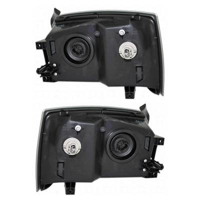 Rareelectrical - New Pair Of Headlights Compatible With Dodge Dakota Laramie Slt St Crew Extended Cab Pickup 4-Door - Image 2