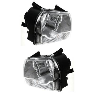 Rareelectrical - New Pair Of Headlights Compatible With Chrysler 300 Base C Lujo Srt8 Limited Lx Touring Sedan 4-Door - Image 3
