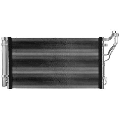 New A/C Condenser Compatible With Hyundai Kia Optima Ex 4 Cyl 2.4L Cadenza Premium 6 Cyl 3.3L Azera
