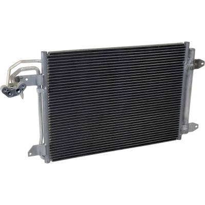 New A/C Condenser Compatible With Audi Volkswagen Jetta Comfortline 5 Cyl 2.5L Jetta Tdi 4 Cyl 1.9L