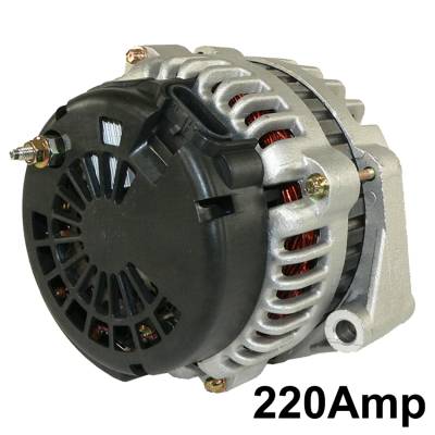 Rareelectrical - New 12V 220Amp Alternator Fits Chevrolet Tahoe Avalanche Silverado 2002 10464405 - Image 4