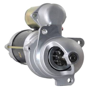Rareelectrical - New 12 Volts 10 Teeth Starter Motor Compatible With Lister-Petters Tractor Tx2 Tx3 1987 10461463 - Image 1