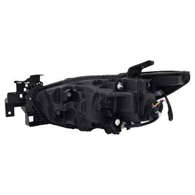 Rareelectrical - New Right Side Headlights Compatible With Mazda 6 Sport Sedan Plastic Led Bulb High And Low Beam - Image 2