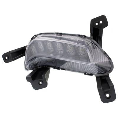 Rareelectrical - New Left Daytime Running Lights Compatible With Hyundai Elantra 2017 2018 By Part Numbers Hy2562103 - Image 2