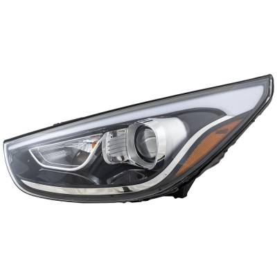 Rareelectrical - New Left Headlights Compatible With Hyundai Tucson 2.0L 2.4L 2014 2015 By Part Numbers Hy2502185c - Image 2