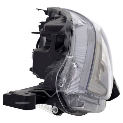 Rareelectrical - New Left Side Headlights Compatible With Nissan Sentra Sl Sedan Plastic Led Bulb High And Low Beam - Image 6
