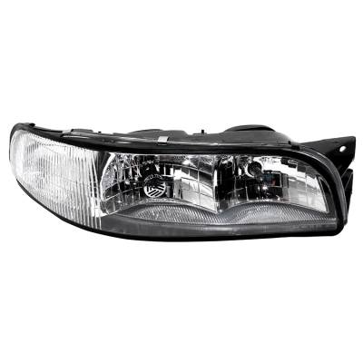 Rareelectrical - New Right Headlight Compatible With Buick Lesabre Limited Sedan 3.8L 1997 1998 1999 By Part Number - Image 1