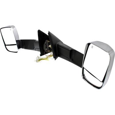 Rareelectrical - New Left Mirror Compatible With Dodge Ram 1500 Ram 2500 Ram 3500 2002-2008 By Part Numbers - Image 3