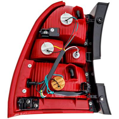 Rareelectrical - New Right Tail Lights Compatible With Kia Sportage 2.0L 2.7L 2005 2006 2007 2008 2009 2010 By Part - Image 2