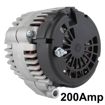 Rareelectrical - New 12V 200Amp Alternator Fits Cadillac Escalade 6.0L 2003-04 10480326 10480388 - Image 4