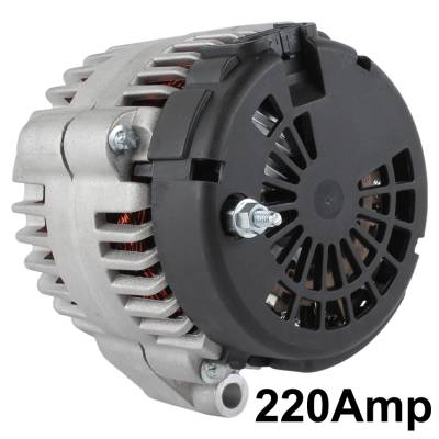 Rareelectrical - New 220A Alternator Fits Chevrolet Avalanche 1500 2500 2002-04 10480326 19244727 - Image 4