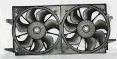 Rareelectrical - New Dual Radiator Condenser Fan Assembly Compatible With Oldsmobile 1997-1999 Cutlass 15-80216 - Image 2