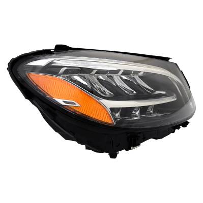 Rareelectrical - New Right Headlight Compatible With Mercedes-Benz C63 Amg S Base Sedan Halogen Bulb High And Low - Image 3