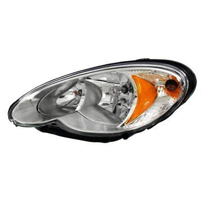 New Left Side Halogen Headlight Compatible With Chrysler Pt Cruiser Touring Wagon 2006-2009 By Part