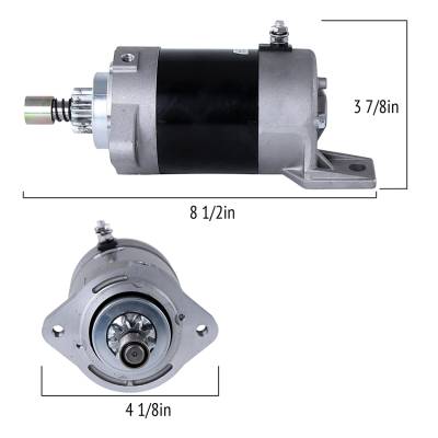 Rareelectrical - New Starter Motor Compatible With Suzuki Marine Engine 1983 1984 1985 1986 1987 Dt75tcl S114-407 - Image 5