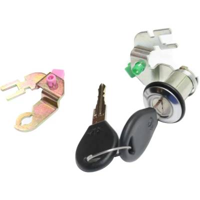Rareelectrical - New Silver Door Lock Cylinder Compatible With Nissan Pickup Se 6 Cyl 3.0L D21 Base 6 Cyl 3.0L D21 Xe - Image 4