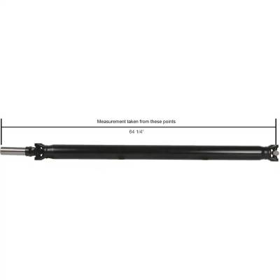 Rareelectrical - New 3.5 In. Dia Driveshaft Compatible With Chevrolet Gmc Savana 1500 Sl Savana 1500 Lt Savana 1500 - Image 4