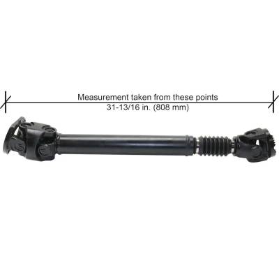 Rareelectrical - New Front Driveshaft Compatible With Dodge Ram Ram 3500 Laramie 6 Cyl 5.9L 3500 Laramie Longhorn 6 - Image 2