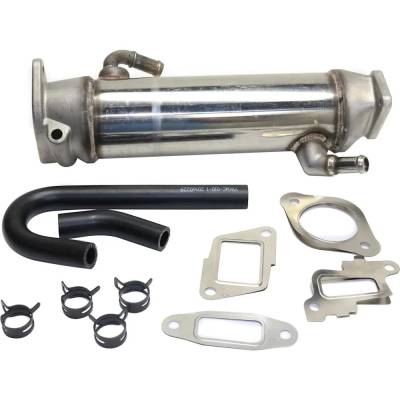 Rareelectrical - New Straight Tube Egr Cooler Compatible With Chevrolet Gmc Sierra 3500 Slt 8 Cyl 6.6L Silverado 2500 - Image 4