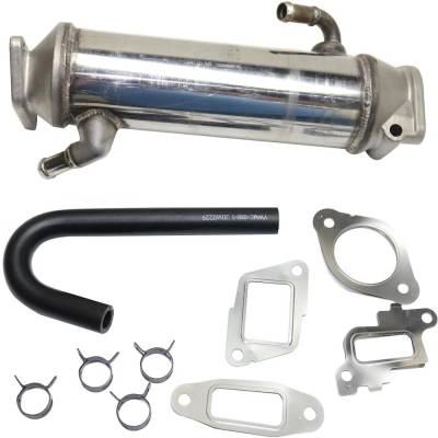 Rareelectrical - New Straight Tube Egr Cooler Compatible With Chevrolet Gmc Sierra 3500 Slt 8 Cyl 6.6L Silverado 2500 - Image 5