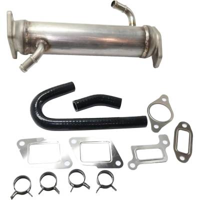 Rareelectrical - New Stainless Steel Egr Cooler Compatible With Chevrolet Gmc C4500 Topkick C4e042 8 Cyl 6.6L - Image 2