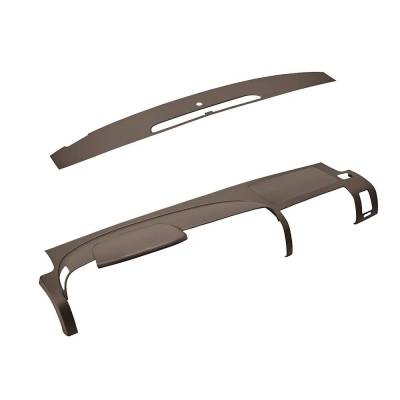 Rareelectrical - New 2-Piece Dash Cover Compatible With Chevrolet Gmc Sierra 1500 Wt 6 Cyl 4.3L Sierra 1500 Sle 8 Cyl - Image 2