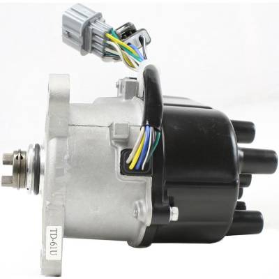 Rareelectrical - New Cap & Rotor Distributor Compatible With Honda Prelude Se 4 Cyl 2.3L Prelude Si 4 Cyl 2.3L - Image 2