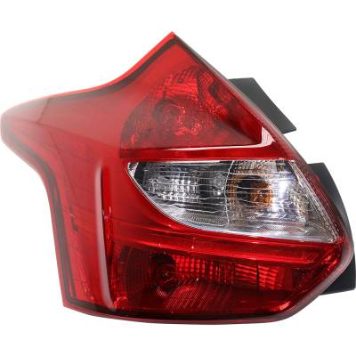 Rareelectrical - New Left Tail Lights Compatible With Ford Focus Sel St Titanium Plus Hatchback Sedan 4-Door 2.0L - Image 1
