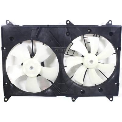 Rareelectrical - New Dual Cooling Fan Assembly Compatible With Lexus Toyota Highlander Limited 6 Cyl 3.3L Rx300 Base - Image 2
