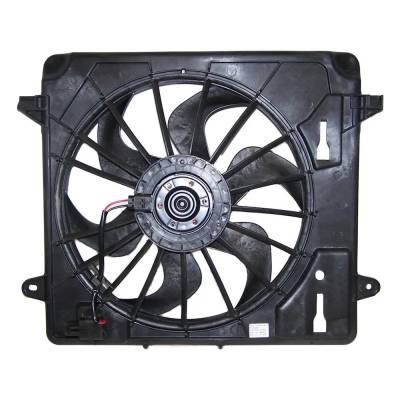 New Single Cooling Fan Assembly Compatible With Jeep Wrangler Sahara 6 Cyl 3.8L Wrangler Jk