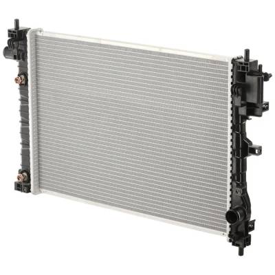 Rareelectrical - New Aluminum Radiator Compatible With Chevrolet Spark Ls 4 Cyl 1.4L Spark Lt 4 Cyl 1.4L Spark Activ - Image 2