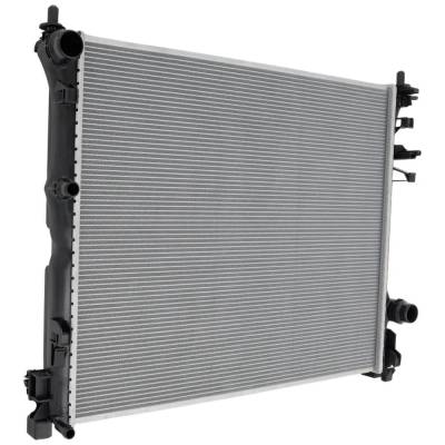Rareelectrical - New Aluminum Radiator Compatible With Mercedes Benz Gle450 4Matic 6 Cyl 3.0L Gle350 Base 4 Cyl 2.0L - Image 3