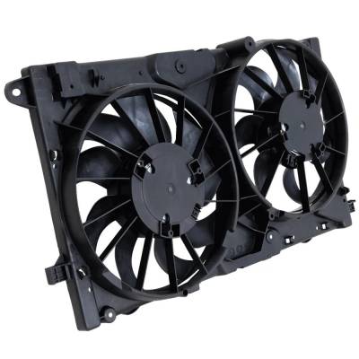 Rareelectrical - New Dual Cooling Fan Assembly Compatible With Buick Regal Cxl 4 Cyl 2.4L Lacrosse Convenience 4 Cyl - Image 3