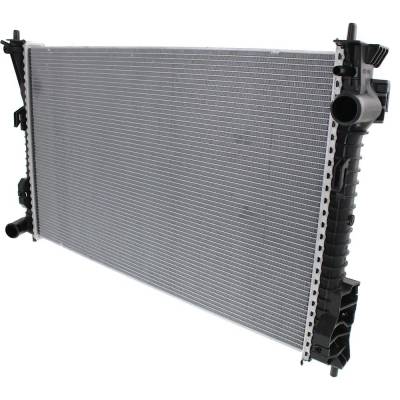 Rareelectrical - Aluminum Radiator Compatible With Ford Police Interceptor Sedan Base 6 Cyl 3.5L Taurus Sho 6 Cyl - Image 2