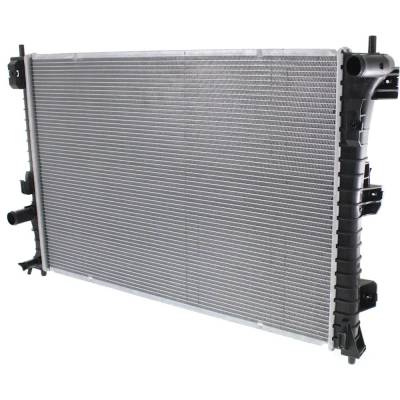 Rareelectrical - New Aluminum Radiator Compatible With Ford Police Interceptor Utility Base 6 Cyl 3.5L Explorer Sport - Image 2