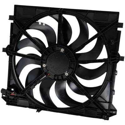 New Brushless Motor Cooling Fan Assembly Compatible With Chevrolet Gmc Colorado Lt 6 Cyl 3.6L