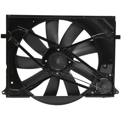 New Single Cooling Fan Assembly Compatible With Mercedes Benz S500 Base 8 Cyl 5.0L Cl500 Base 8 Cyl