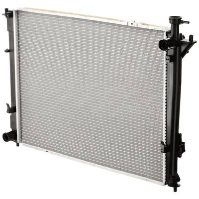 Rareelectrical - New Aluminum Radiator Compatible With Hyundai Kia Santa Fe Sport Se 4 Cyl 2.4L Santa Fe Xl Luxury 6 - Image 2