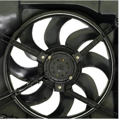 Rareelectrical - New Plastic Blade Cooling Fan Assembly Compatible With Bmw 325Is Base 6 Cyl 2.5L 325I Base 6 Cyl - Image 2
