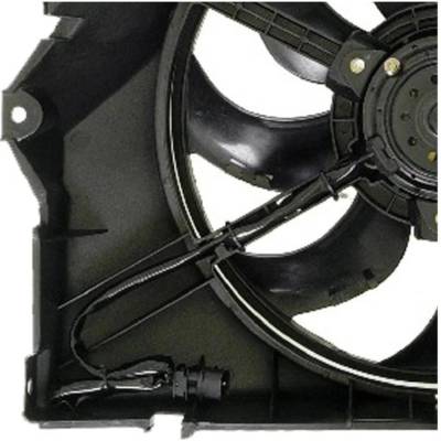 Rareelectrical - New Plastic Blade Cooling Fan Assembly Compatible With Bmw 320I Base 6 Cyl 2.0L 323I Base 6 Cyl 2.5L - Image 3