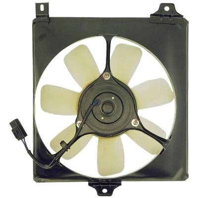 New Plastic Blade Cooling Fan Assembly Compatible With Toyota Rav4 Base 4 Cyl 2.0L 1996-2000 By